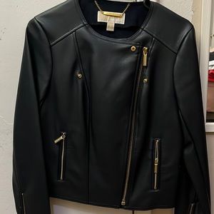 Michael kors leather jacket